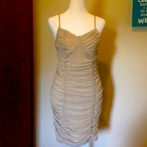 Ruched cocktail dress